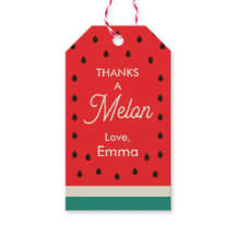Fresh Watermelon Favor Tags