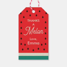 Fresh Watermelon Favor Tags Geschenkanhänger
