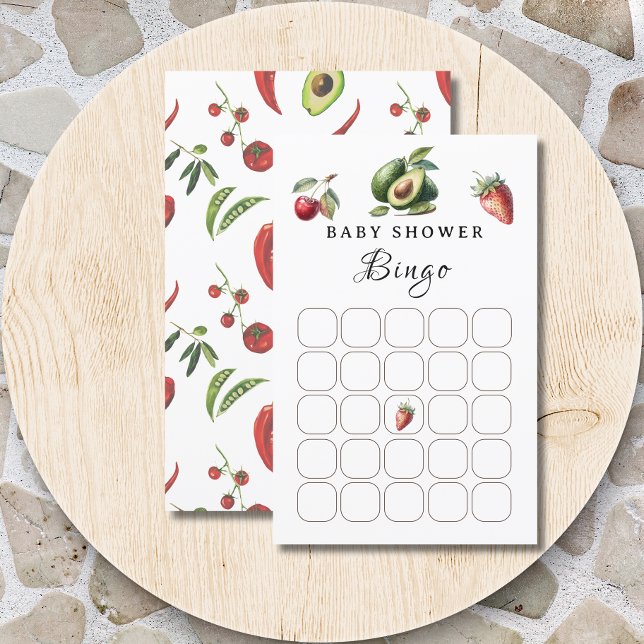 Fresh White Farm Baby Dusche Bingo Game Card (Von Creator hochgeladen)