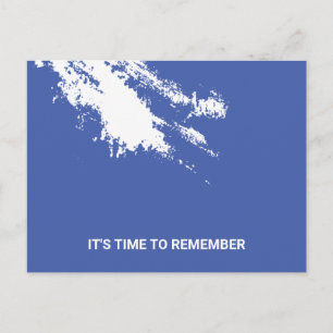 Fresh White Grunge Vibe Postcard Postkarte