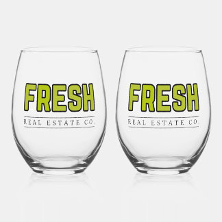 FRESH Wine Glasses Weinglas Ohne Stiel