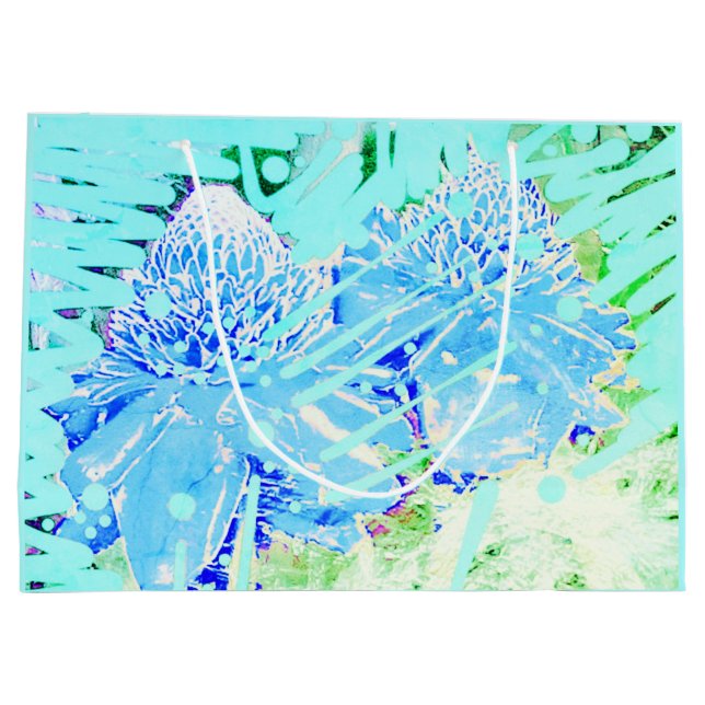 Fresh Women's Club Decor Geschenktasche Große Geschenktüte (Rückseite)