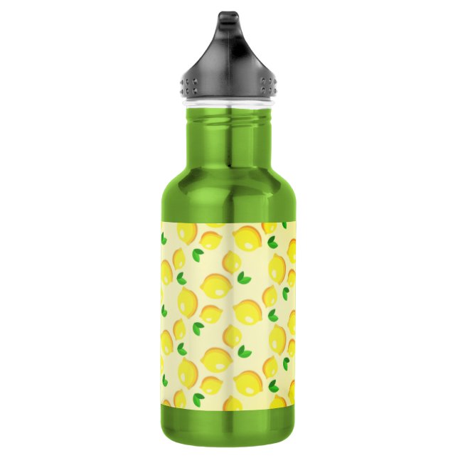 Fresh Yellow Lemons Edelstahlflasche (Rechts)