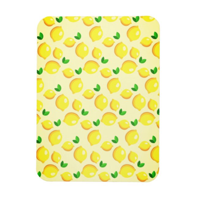 Fresh Yellow Lemons Magnet (Vertikal)