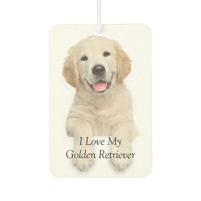 Freshener/Golden Retriever Autolufterfrischer (Vorderseite)