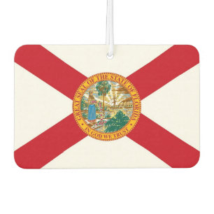 Fresheners der Autoluft mit der Flagge Floridas, U Autolufterfrischer