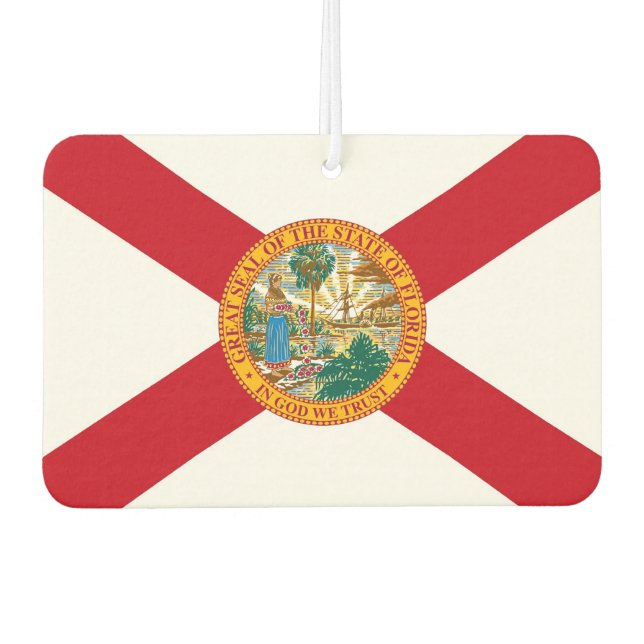 Fresheners der Autoluft mit der Flagge Floridas, U Autolufterfrischer (Vorderseite)