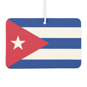 Fresheners der Autoluft mit der Flagge Kubas Autolufterfrischer