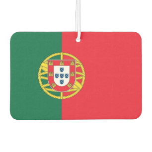 Fresheners der Autoluft mit der Flagge Portugals Autolufterfrischer