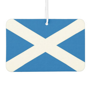 Fresheners der Autoluft mit der Flagge Schottlands Autolufterfrischer