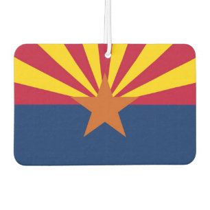 Fresheners der Autoluft mit der Flagge von Arizona Autolufterfrischer