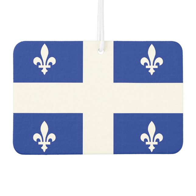 Fresheners der Autoluft mit der Flagge von Quebec, Autolufterfrischer (Vorderseite)