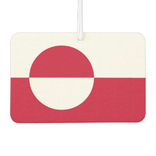 Fresheners der Autoluft unter der Flagge Grönlands Autolufterfrischer