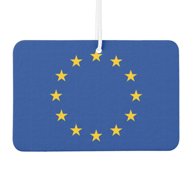 Fresheners von Kraftfahrzeugen mit der Flagge euro Autolufterfrischer (Vorderseite)