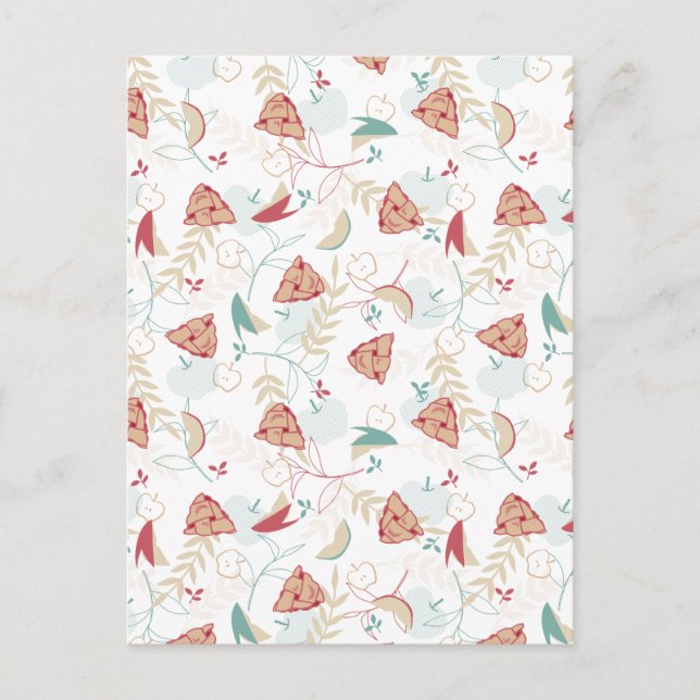 Freshly Baked Apple Pie Pattern Postkarte (Vorderseite)