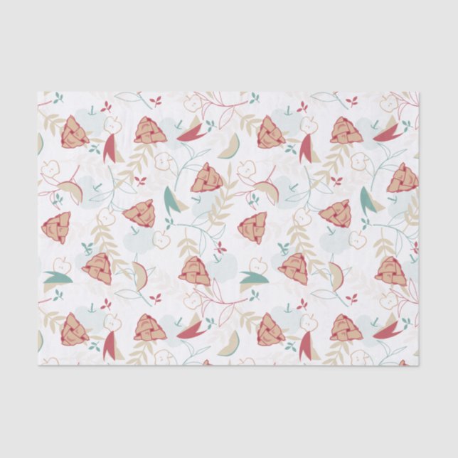 Freshly Baked Apple Pie Pattern Seidenpapier (Vorderseite)