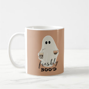 Freshly Boo'd   Halloween Niedlich Ghost Lovers Br Kaffeetasse