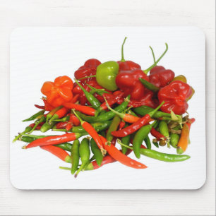 Freshly Picked Chillies Mouse Mat Mousepad