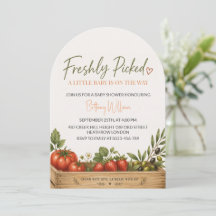 Freshly Picked Farmers Market Baby Shower
