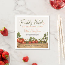 Freshly Picked Farmers Market Baby Shower