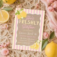 FRESHLY Sixteen Lemons 16. Geburtstag