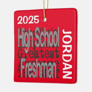 Freshman Extraordinaire CUSTOM Keramikornament