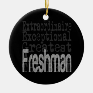 Freshman Extraordinaire Keramikornament