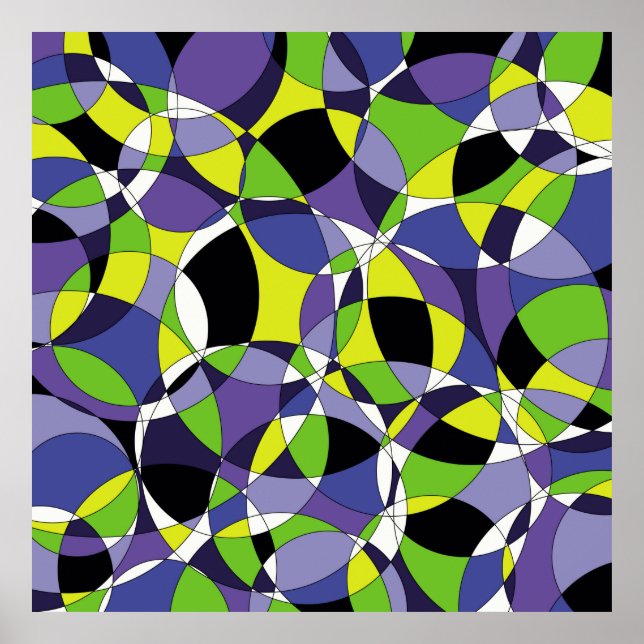 Freshness colored abstract patternabstract, art, g poster (Vorne)