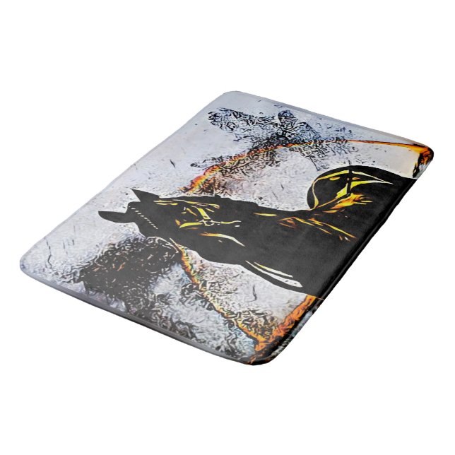 Freshtastic Horse 02-01 Badematte (Schrägansicht)