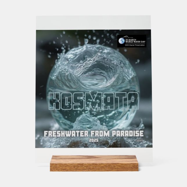 Freshwater - Acrylic Sign Acrylschild (Vorderseite)