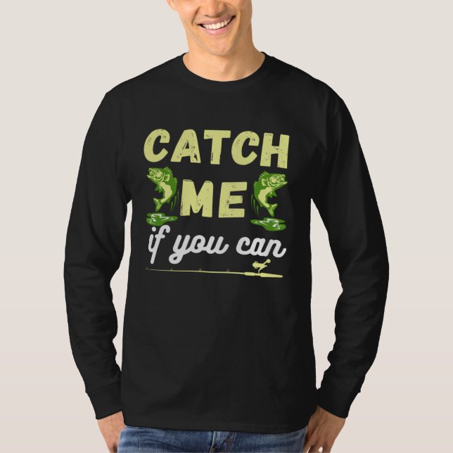 Freshwater Fisherman Large Mouth Bass Quote T-Shirt (Vorderseite)