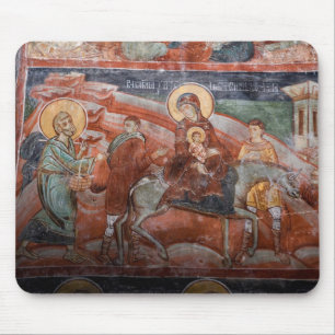 Fresken der serbischen Kirche aus dem 14. Jahrhund Mousepad