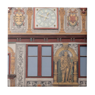 Fresken im Rathaus der Altstadt Fliese