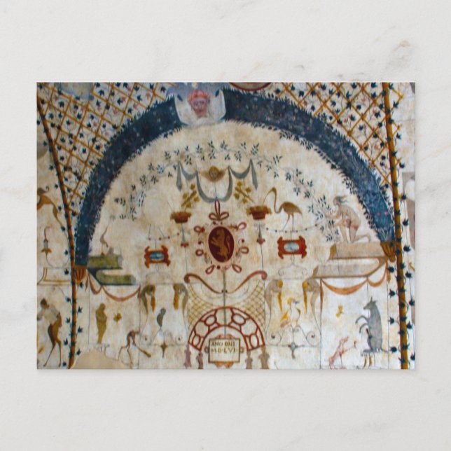 "Fresken von Assisi Italien IV" Postkarte (Vorderseite)