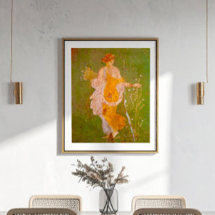 Fresko der Flora in der Villa der Ariadne, Pompeji Poster