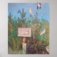 Fresko einer Gartenlandschaft, Pompeji