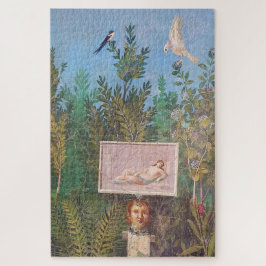 Fresko einer Gartenlandschaft, Pompeji Puzzle