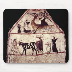 Fresko vom Grab von Gaudio, c.480 BC Mousepad