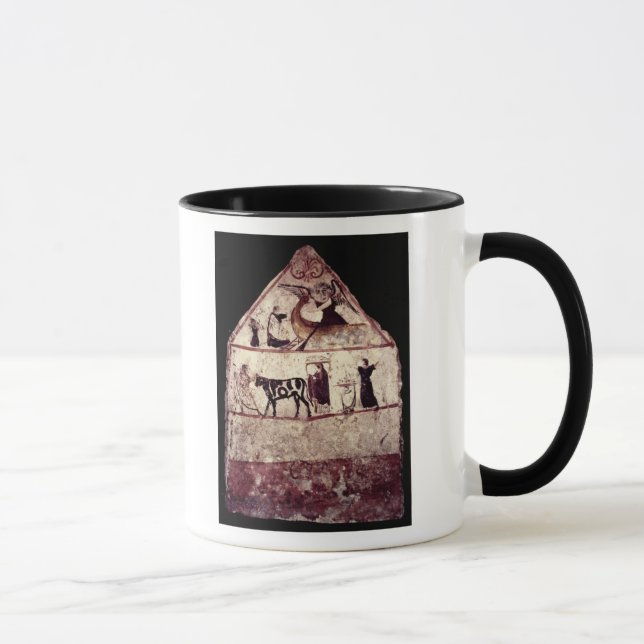 Fresko vom Grab von Gaudio, c.480 BC Tasse (Rechts)