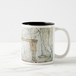 Fresko vom Grab von Gaudio, c.480 BC Zweifarbige Tasse