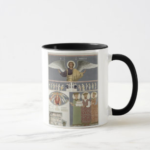 Freskos von der orthodoxen Kirche von Nekrssi nahe Tasse