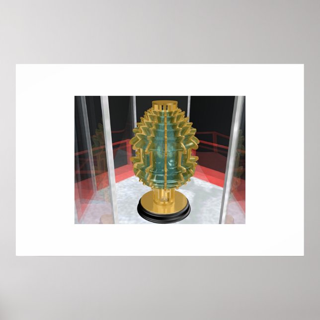 Fresnel Lighthouse Lens Poster (Vorne)