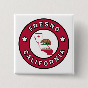 Fresno California Button