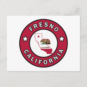 Fresno California Postkarte