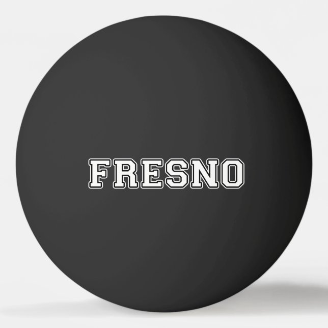 Fresno California Tischtennisball (Vorderseite)