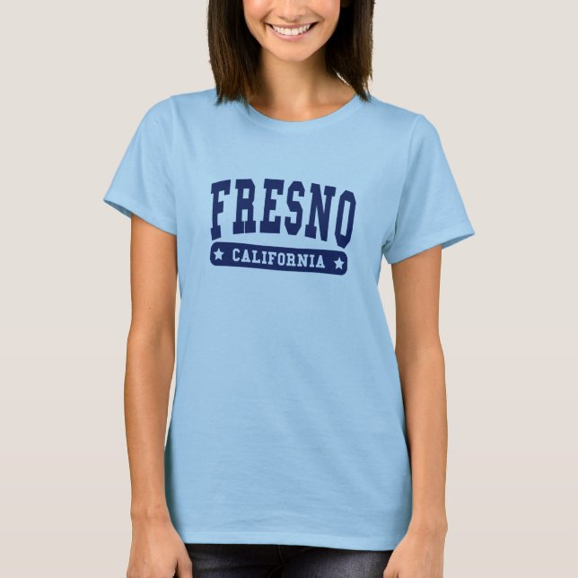 Fresno California Uni Style T-Shirts (Vorderseite)