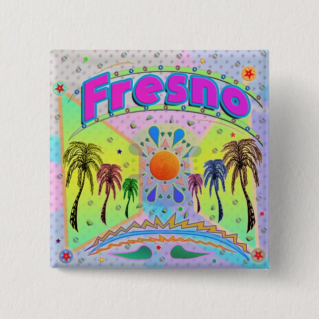 Fresno Calm Desire Button (Vorderseite)
