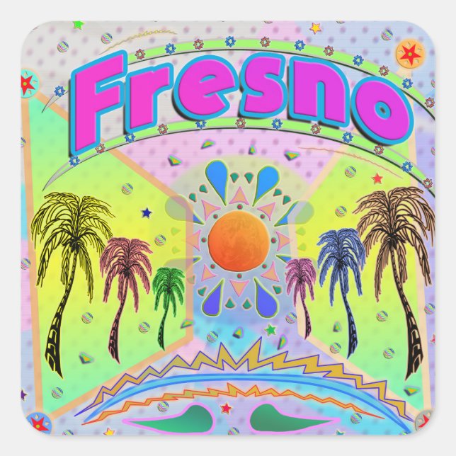Fresno Calm Desire Sticker (Vorderseite)
