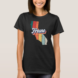 Fresno City Retro Vintages Heimat California Prem T-Shirt