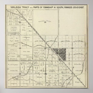 Fresno County, Kalifornien 16 Poster